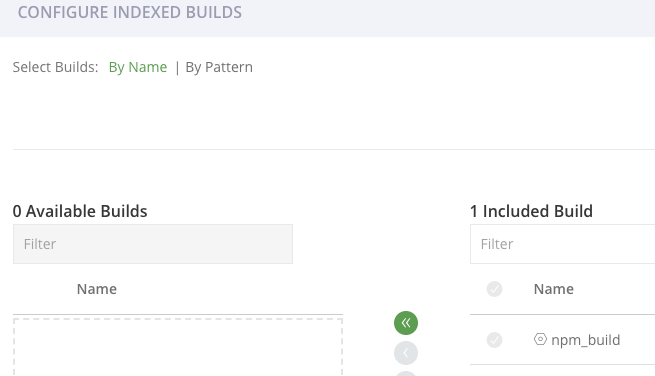 Indexed Builds