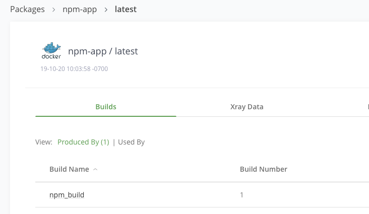 Npm Build List