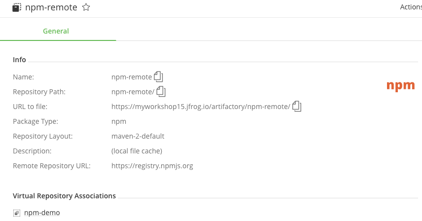 NPM Remote
