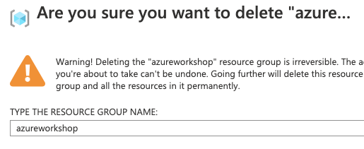 Delete Resource Group